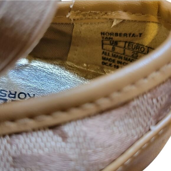 Michael Kors Norberta Ballet Style Flats Brown/Tan 8 - Picture 10 of 10